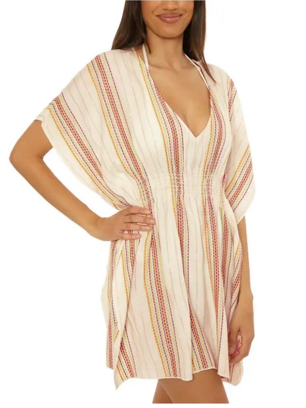 BECCA Cream cover up  with Pink and Yellow Stripes